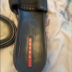 Black Prada Platform Sandals